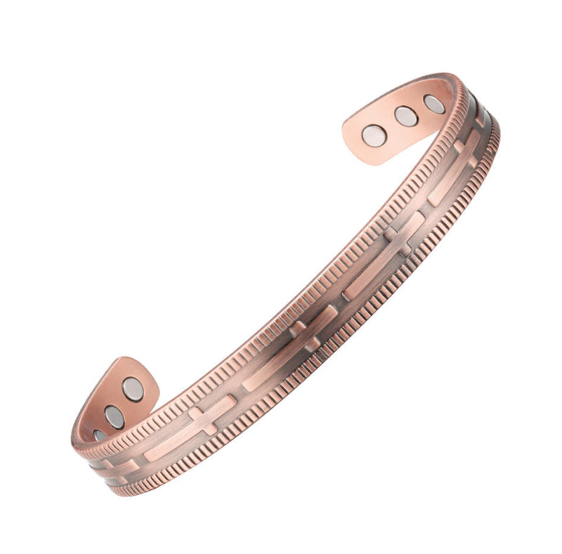 E02 100% Pure Copper Magnetic Band 'Cross’