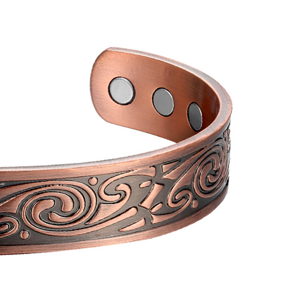 B14 100% Pure Copper Magnetic Band 'Koru '