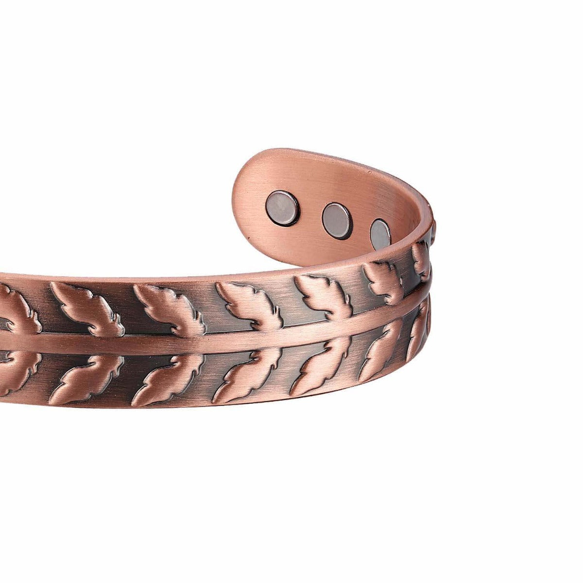 BA11 100% Pure Copper Magnetic Band 'NZ FERN LEAF'