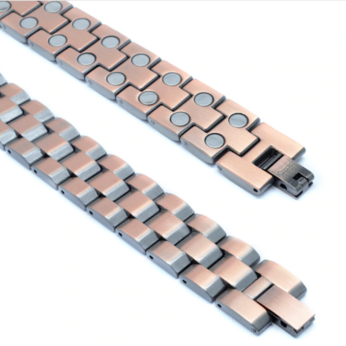 Magnetic copper double row