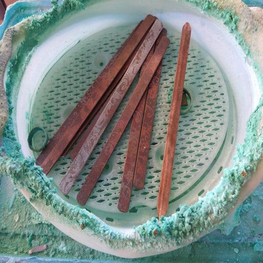 Copper band making in our sacred nz factory