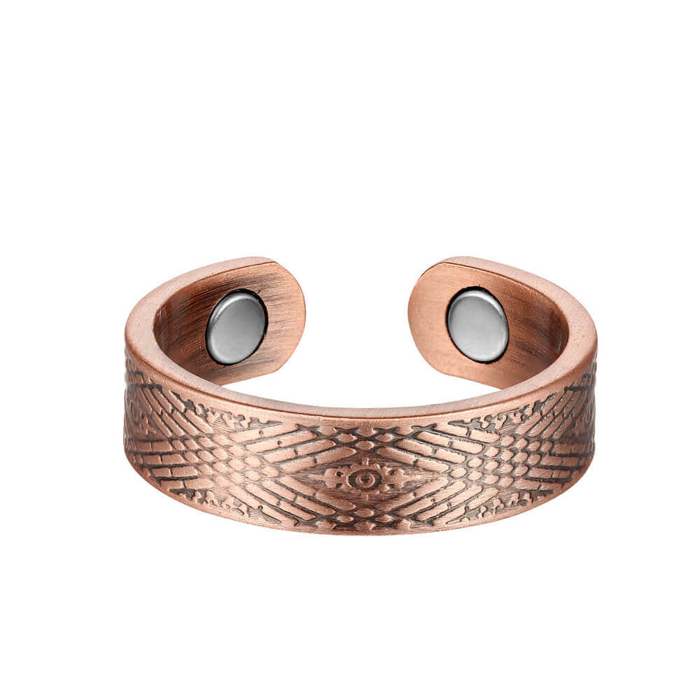 BC10-1 100% Pure Copper Magnetic Band / Ring Set