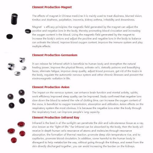 CL09 100% Pure Copper Magnetic Bracelet 6 elements + reiki + 10 frequencies 225x15mm