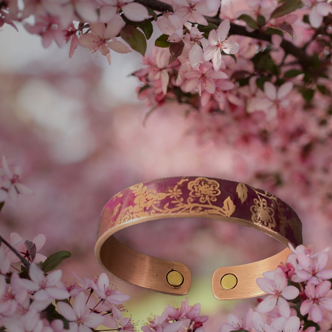 floral garden copper band