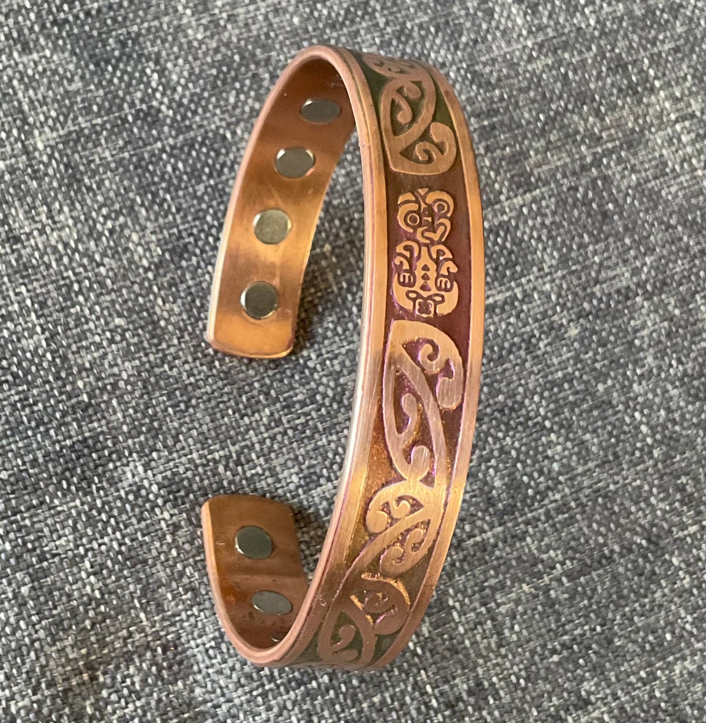 B3 SALE 100% Pure Copper Magnetic Band 'Tiki'