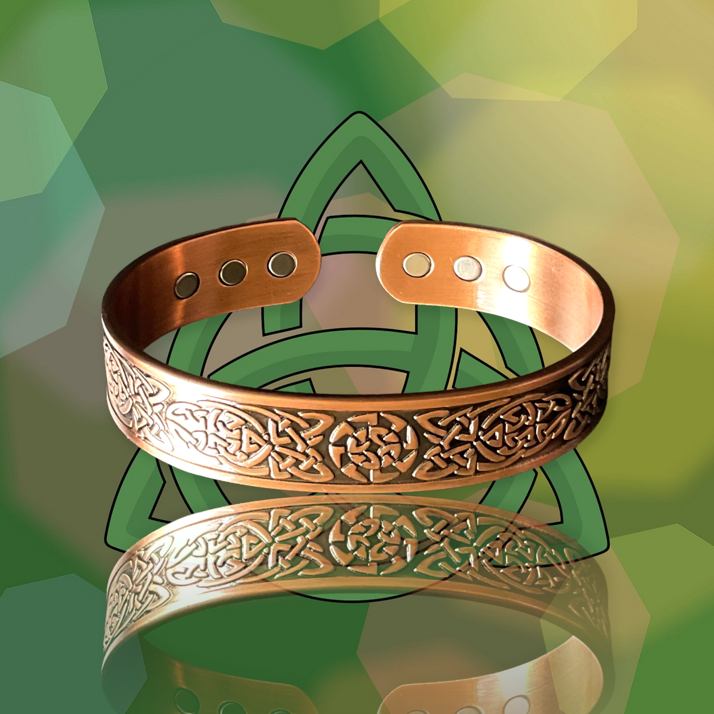 celtic copper magnetic health bracelet 