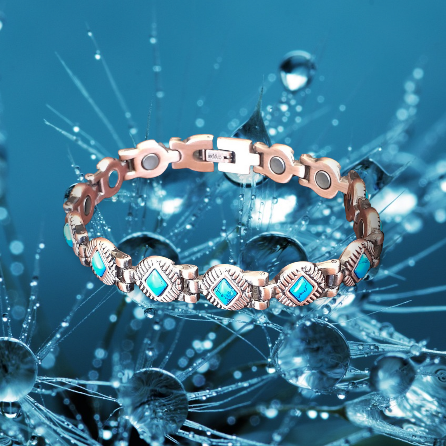 copper magnetic health link bracelet
