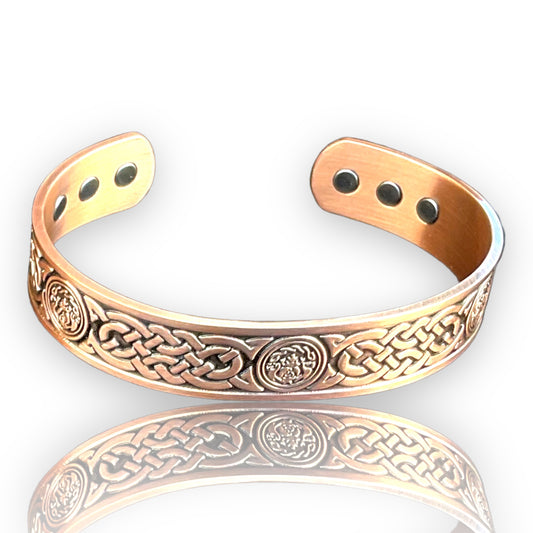 copper viking magnetic cuff bracelets
