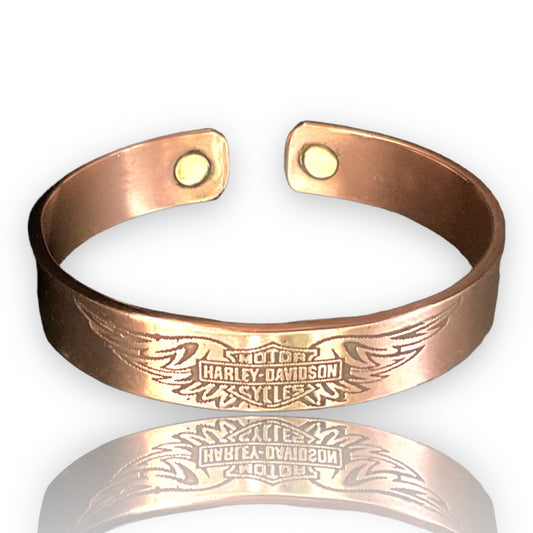harley davidson copper bracelet