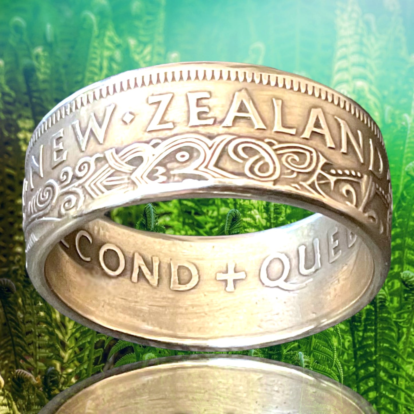 nz coin ring half crown
