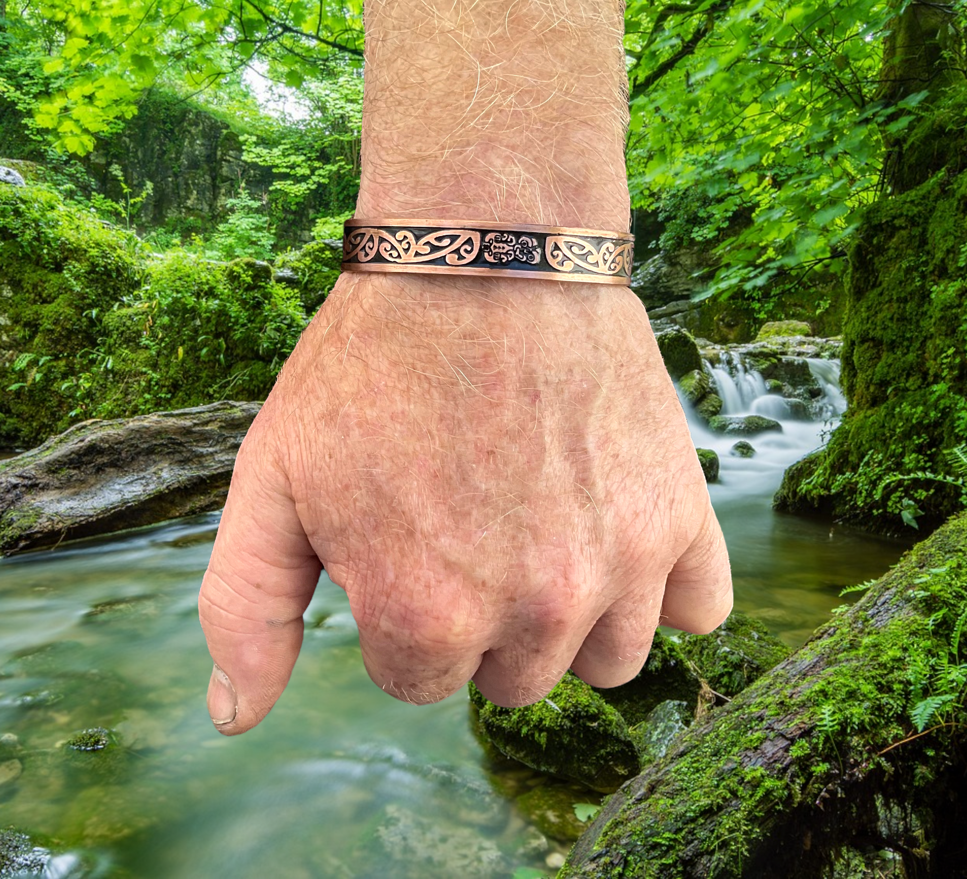 copper magnetic health bracelet tiki