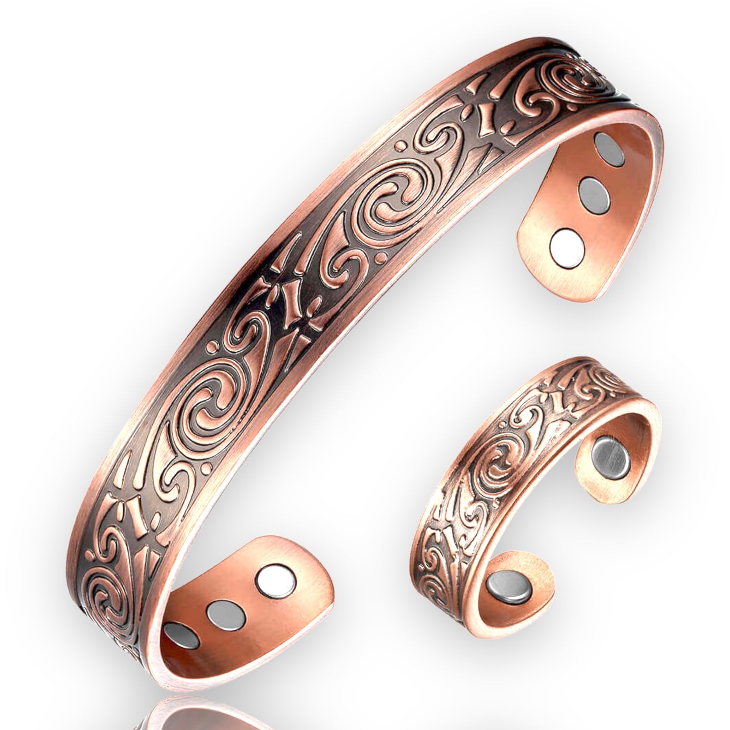 copper magnetic bracelet set