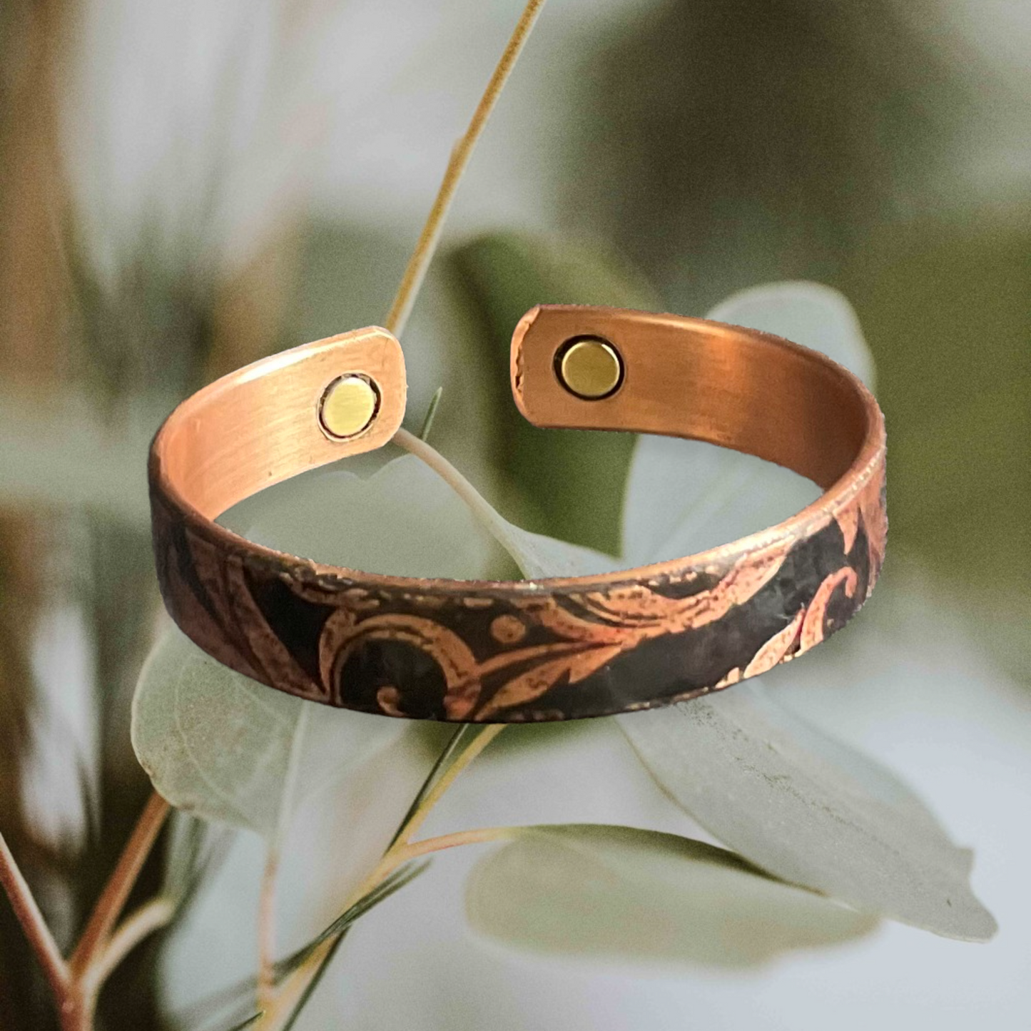 D13 100% Copper Magnetic Band 'Florist'