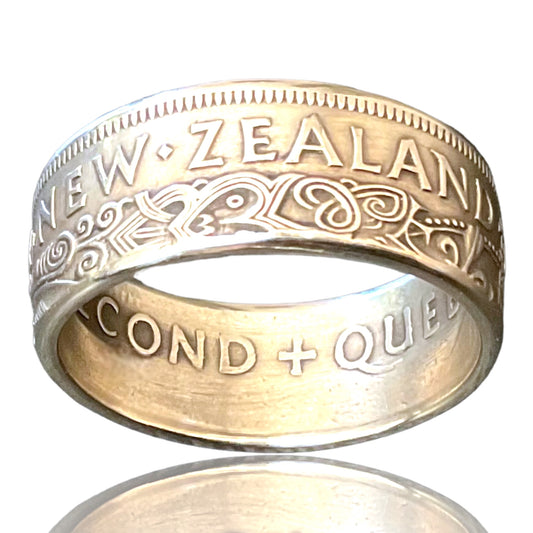 nz coin ring half crown