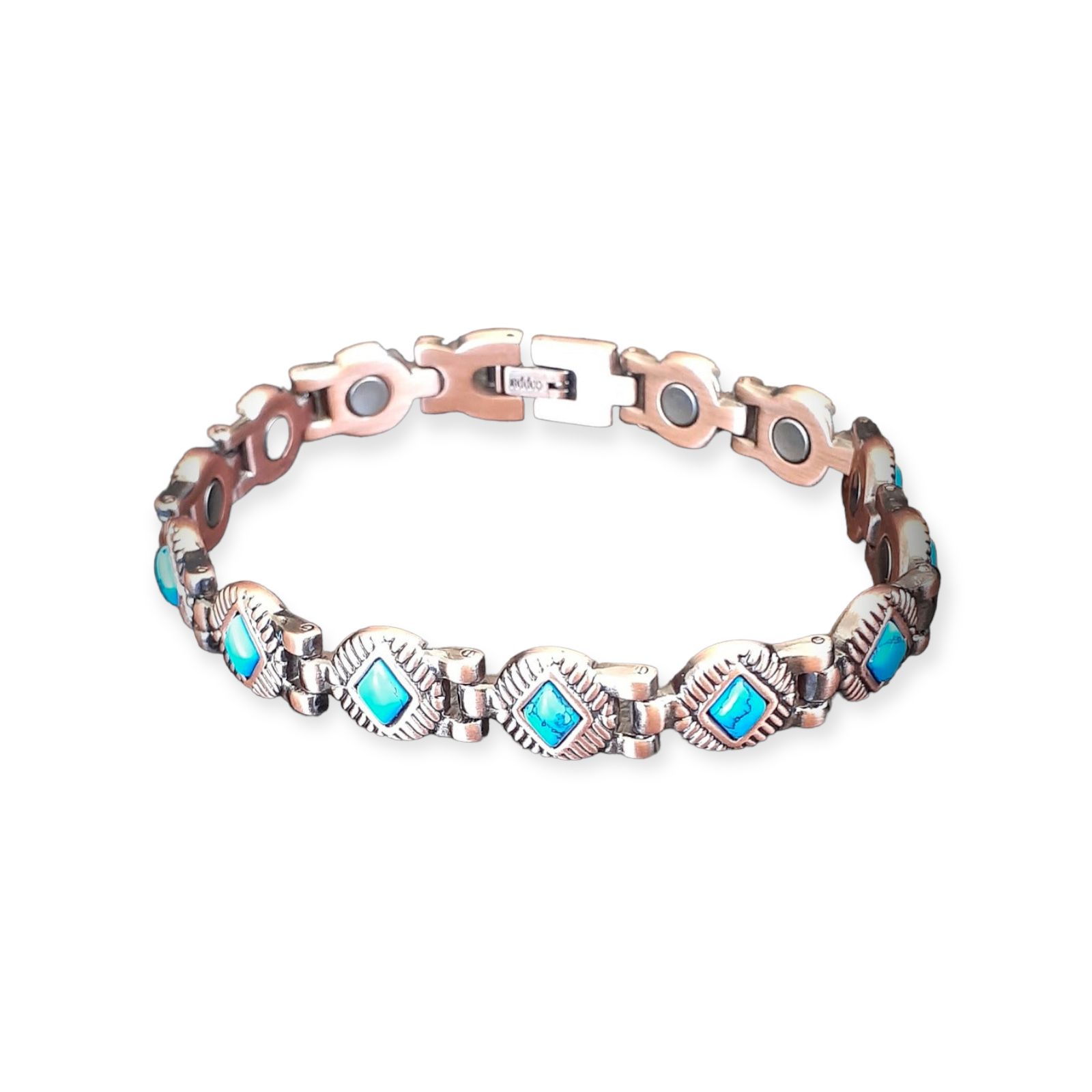 Copper Magnetic Link Bracelet sacrednz