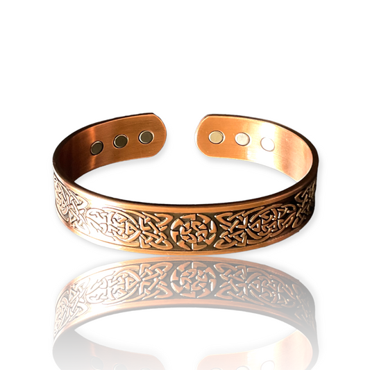 celtic copper magnetic health bracelet 