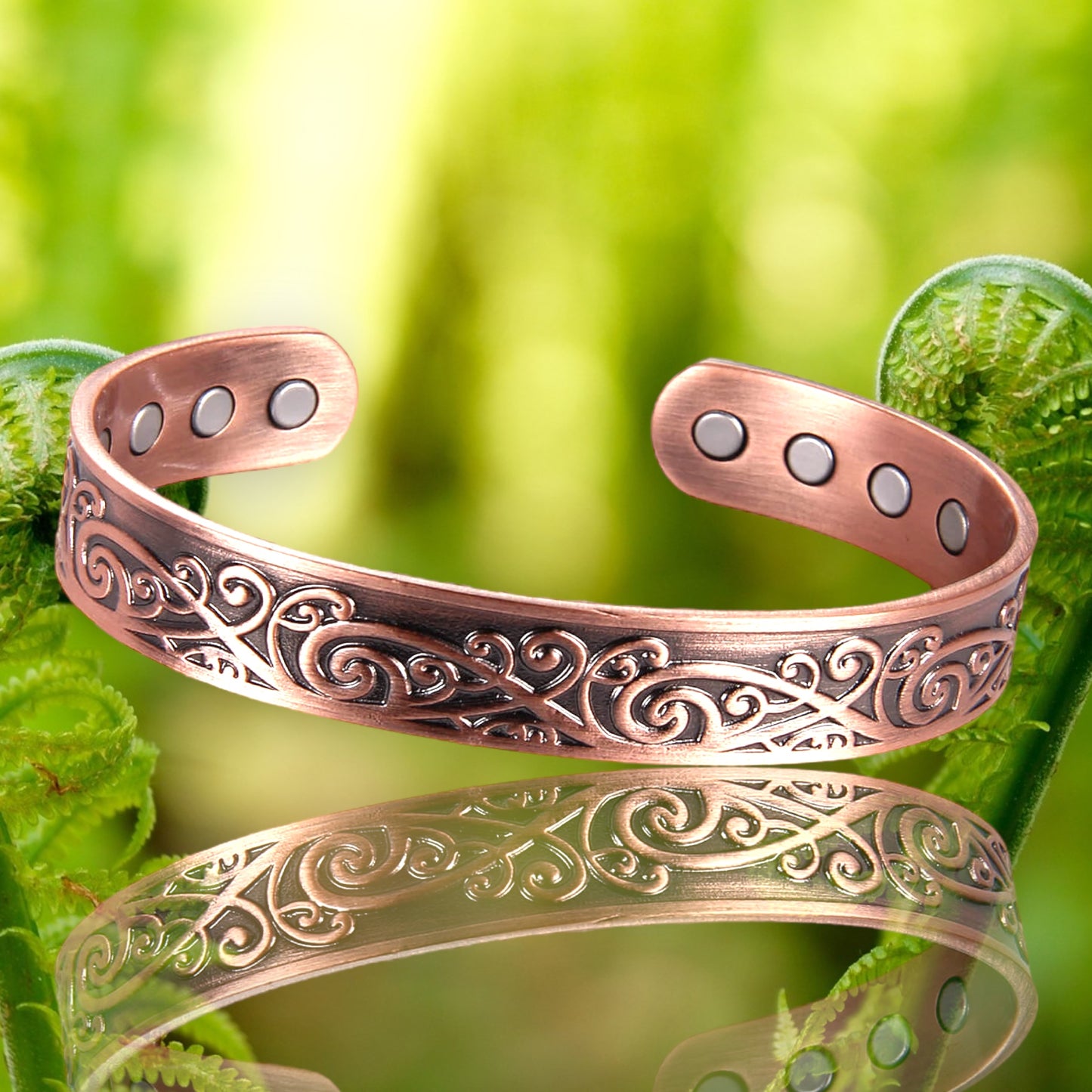 Exclusive copper magnetic bracelet