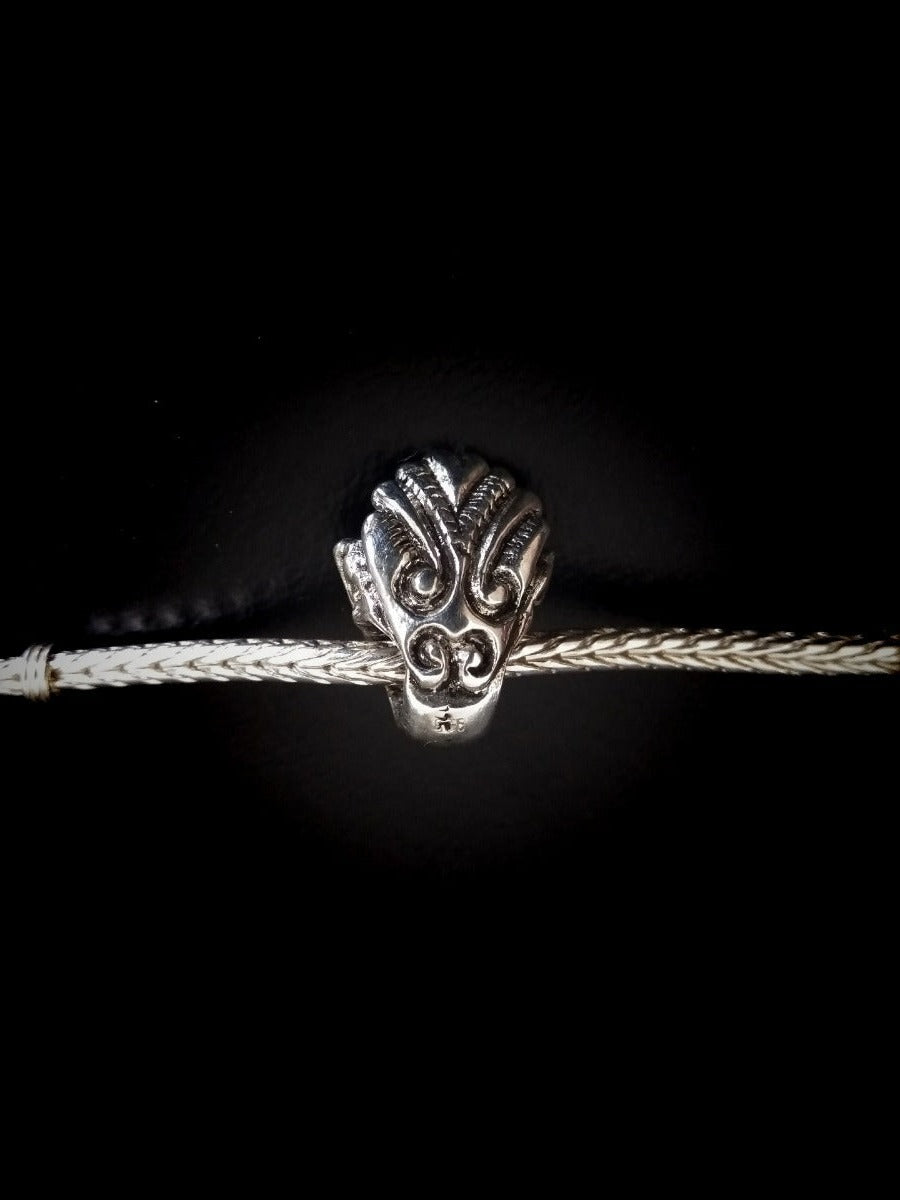 AA10 Sacred NZ 925 Sterling Silver Fantail Bead