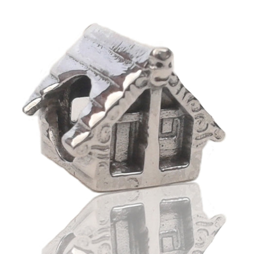 AA13 Sacred NZ 925 Sterling Silver Maori Marae Bead