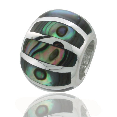 Sacred NZ 925 Sterling Silver Paua Bead