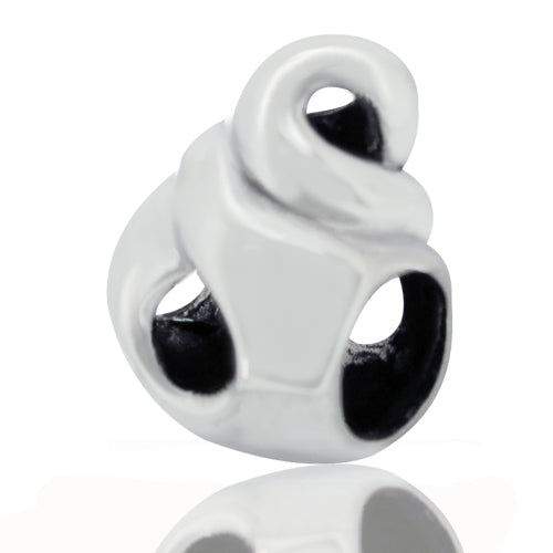 AA33 Sacred NZ 925 Sterling Silver Twist Bead-SALE 70% OFF