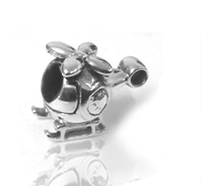 AA29 Sacred NZ 925 Sterling Silver NZ Army Helicopter Bead-SALE