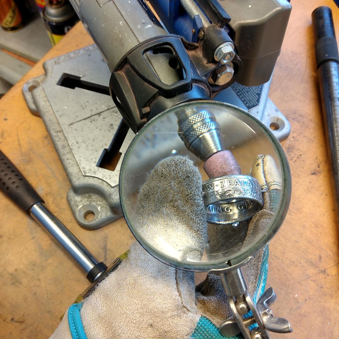 coin ring making in our sacred nz factory