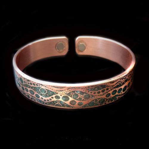 B15 100% Pure Copper Magnetic Band 'NZ Water'